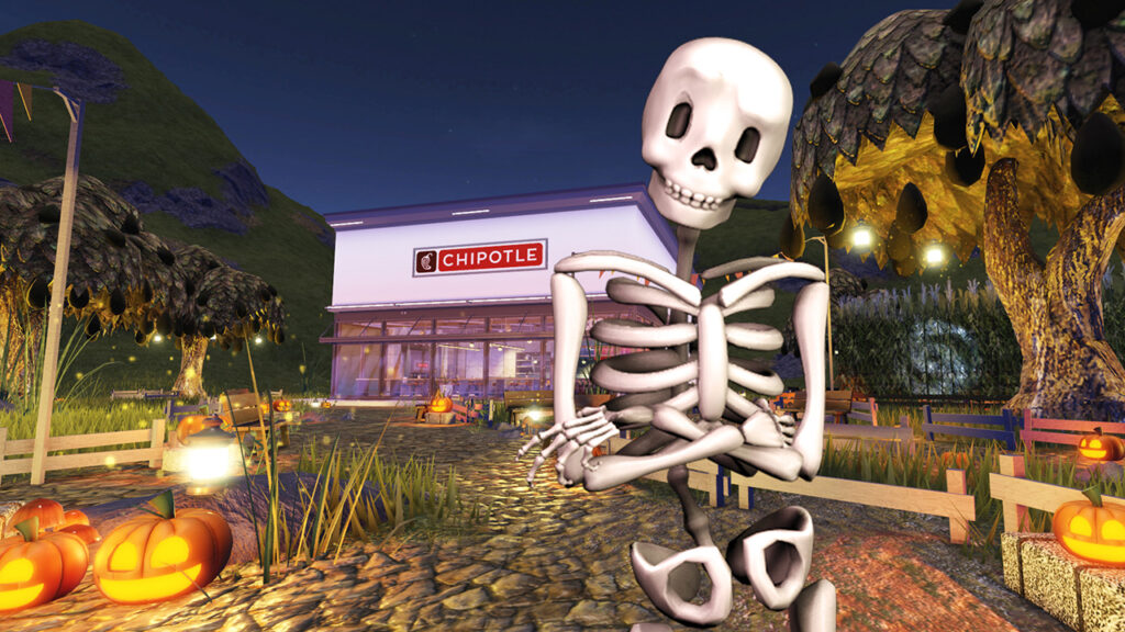 Chipotle will be the first restaurant brand to open a virtual location on Roblox when the Chipotle Boorito Maze experience goes live at 3:30 pm PT/6:30 pm ET on October 28.
